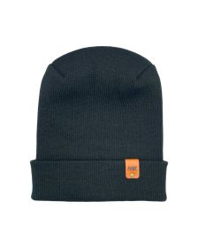HAAKWEAR Theta-Stitch Cuffed Beanie - Designed and Made in USA (Patent Pending Design) - Charcoal Black