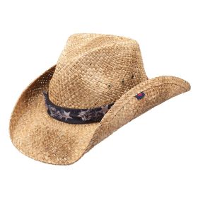 Hadley Straw Western Drifter Cowboy Hat