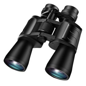 1Pc Portable Zoom Binoculars With FMC Lens Low Light Night Vision For Bird Watching Hunting Sports Events Concerts Adults Kids (Color: BLACK)