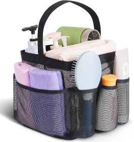 1 Pcs Bath Storage Bag, Can Be Used In Bathroom, Outdoor, Beach, Gym, Bearing 15kg, Folding Easy To Clean (Color: BLACK)