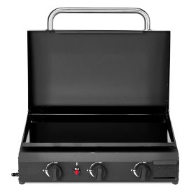 Black Tabletop Gas Grill (Color: BLACK)