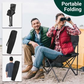 4pcs, 42X42X70cm Black Camping Chair (Color: BLACK)