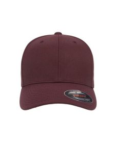 Adult Wool Blend Cap - BLACK - L/XL (Color: MAROON, size: S/M)