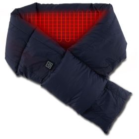 HELIOS HEATED SCARF 4 COLORS WITH 5000 MAH POWERBANK (Color: BLACK)