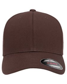 Flexfit 5001 Adult Value Cotton Twill Cap (Color: Brown, size: S/M)