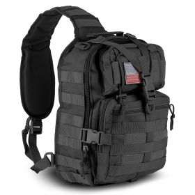 EDC Range Bag - Pistol Sling Bag Backpack (14 Liter) (Color: BLACK)
